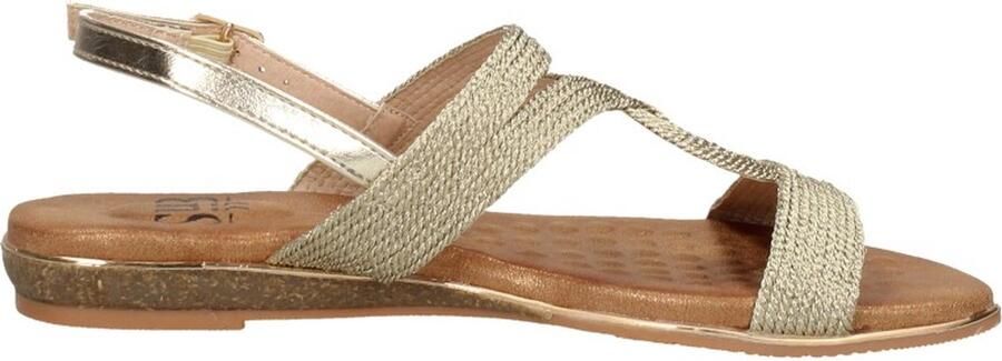 Sub55 Sandalen Plat Sandalen Plat Taupe