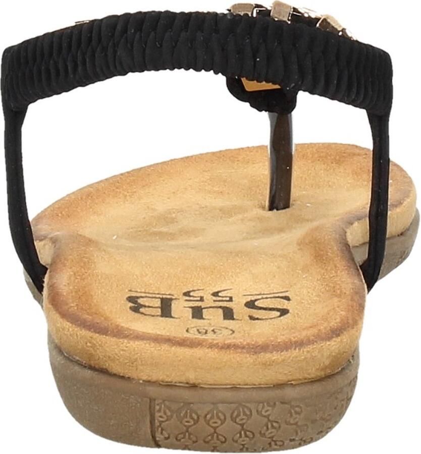 Sub55 Sandalen Plat Sandalen Plat zwart