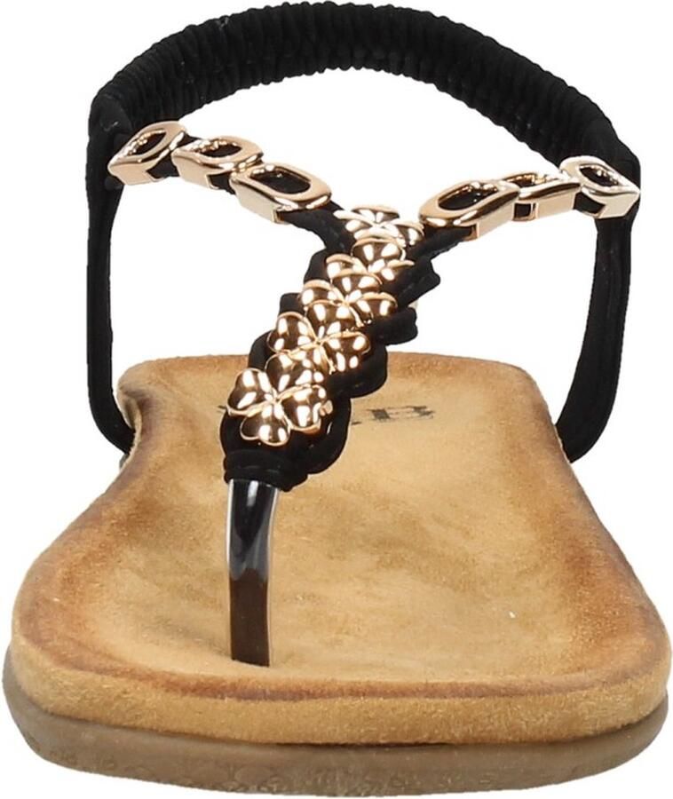 Sub55 Sandalen Plat Sandalen Plat zwart - Foto 2