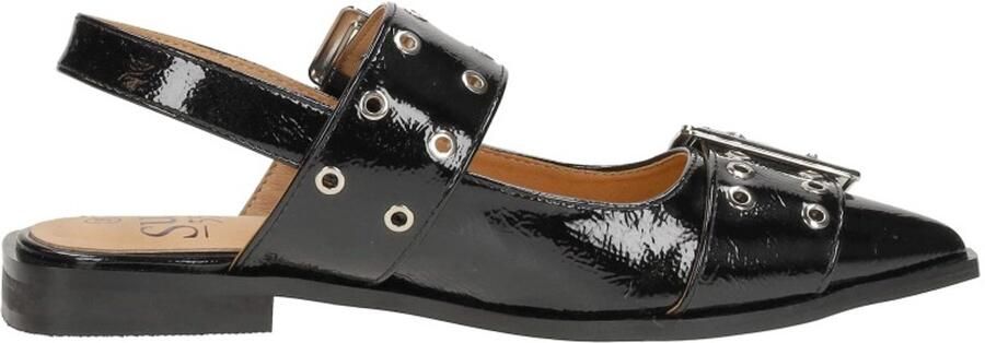 Sub55 Slingbacks Zwart lak