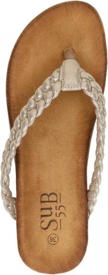 Sub55 Teenslippers Goudkleur