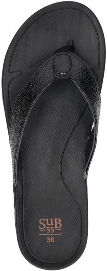 Sub55 Teenslippers zwartlak - Foto 3