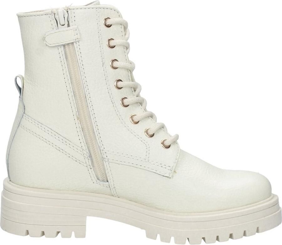 Sub55 Veterschoen hoog Veterschoen hoog Gebroken wit