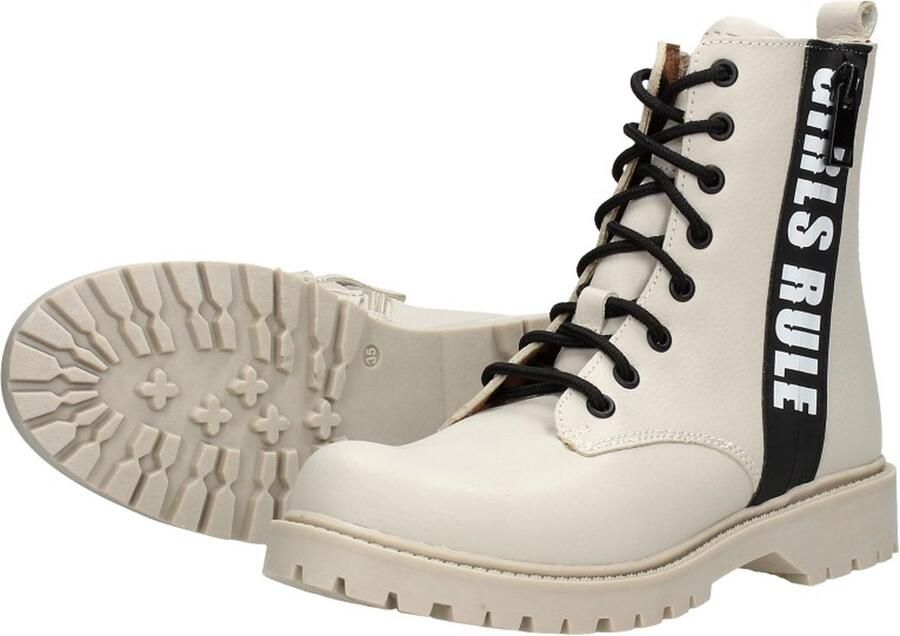 Sub55 Veterschoen hoog Veterschoen hoog Gebroken wit - Foto 12