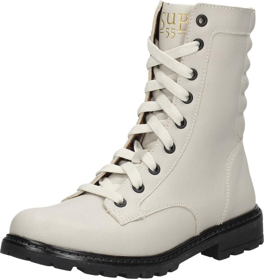 Sub55 Veterschoen hoog Veterschoen hoog Gebroken wit - Foto 4