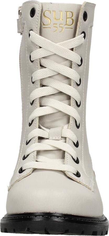 Sub55 Veterschoen hoog Veterschoen hoog Gebroken wit - Foto 16