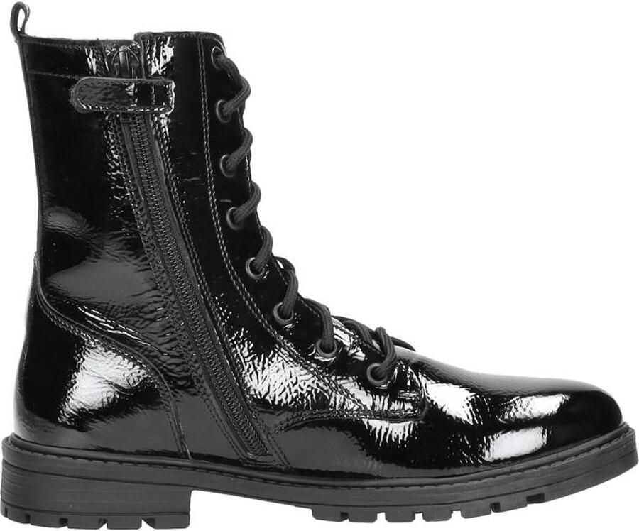 Sub55 Veterschoen hoog Veterschoen hoog Zwart lak