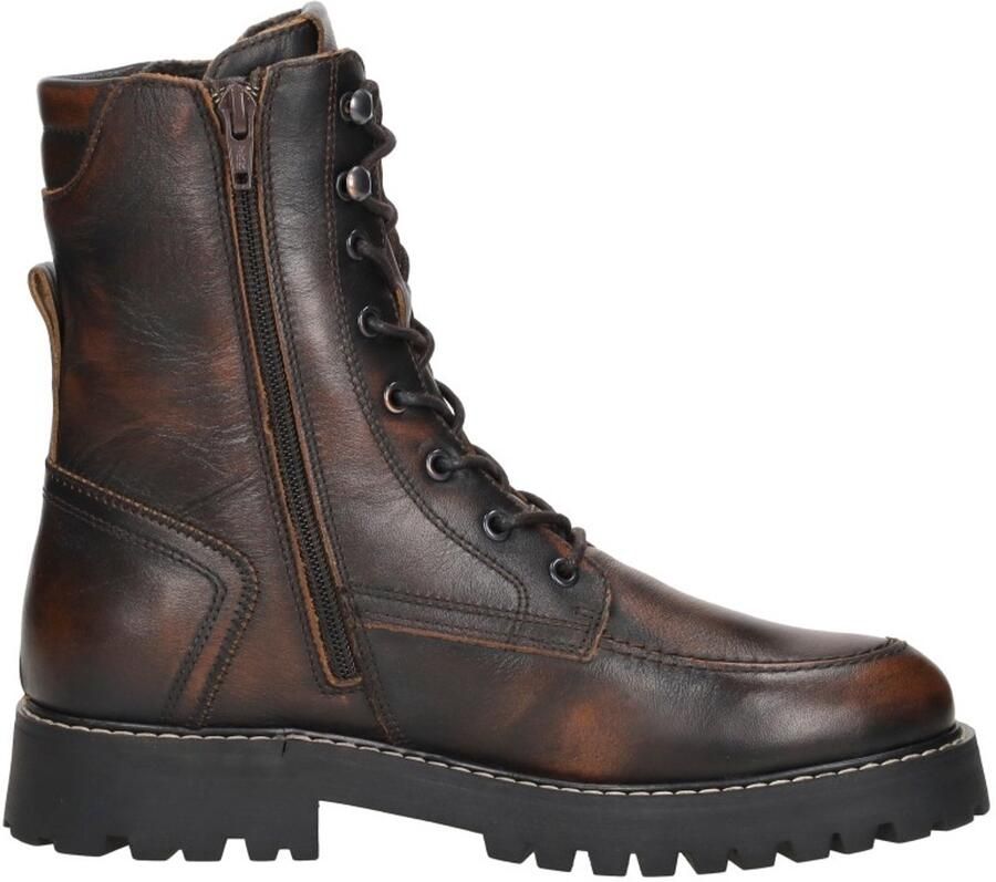 Sub55 Veterschoenen Hoog Veterschoenen Hoog Donkerbruin