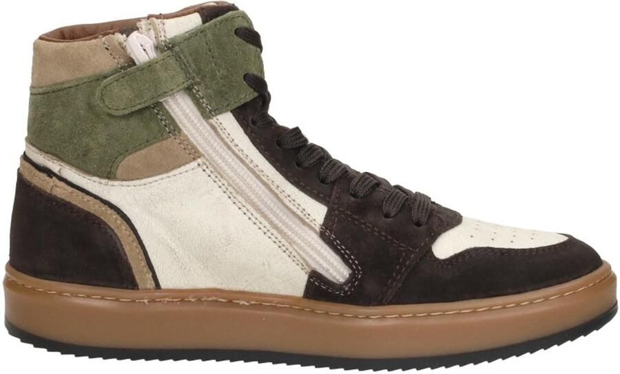 Sub55 Veterschoenen Hoog Veterschoenen Hoog Donkerbruin