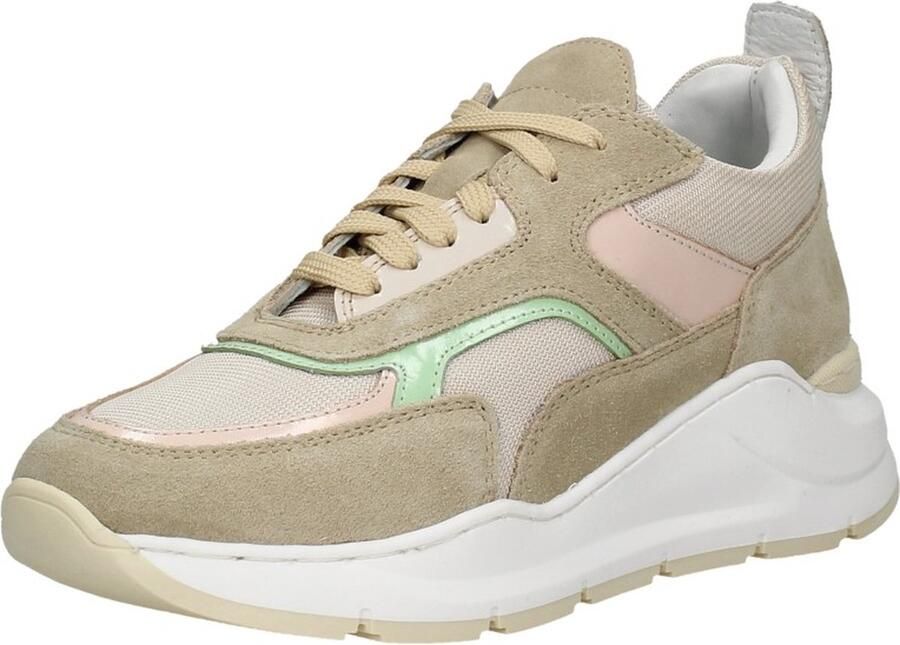 Sub55 Veterschoenen Laag Veterschoenen Laag Beige - Foto 2