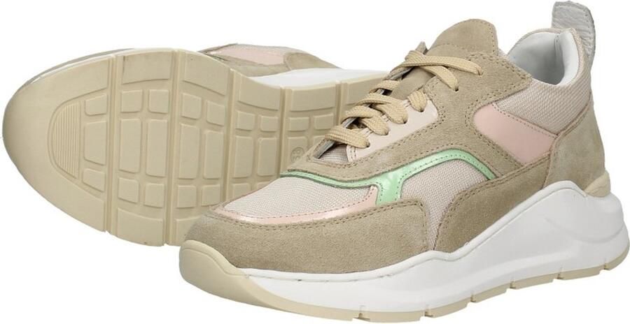 Sub55 Veterschoenen Laag Veterschoenen Laag Beige - Foto 6