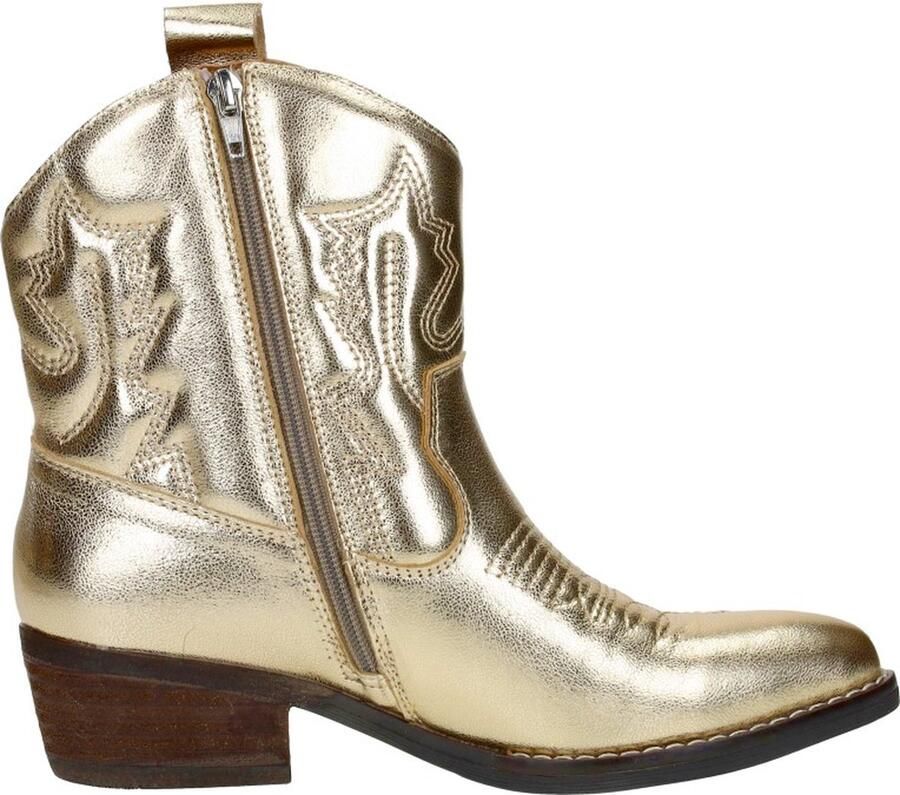 Sub55 Western boots Enkellaarsjes Hak Goudkleur - Foto 2