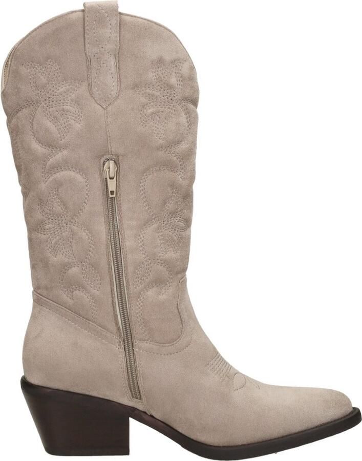 Sub55 Western boots Kuit Laarzen Beige