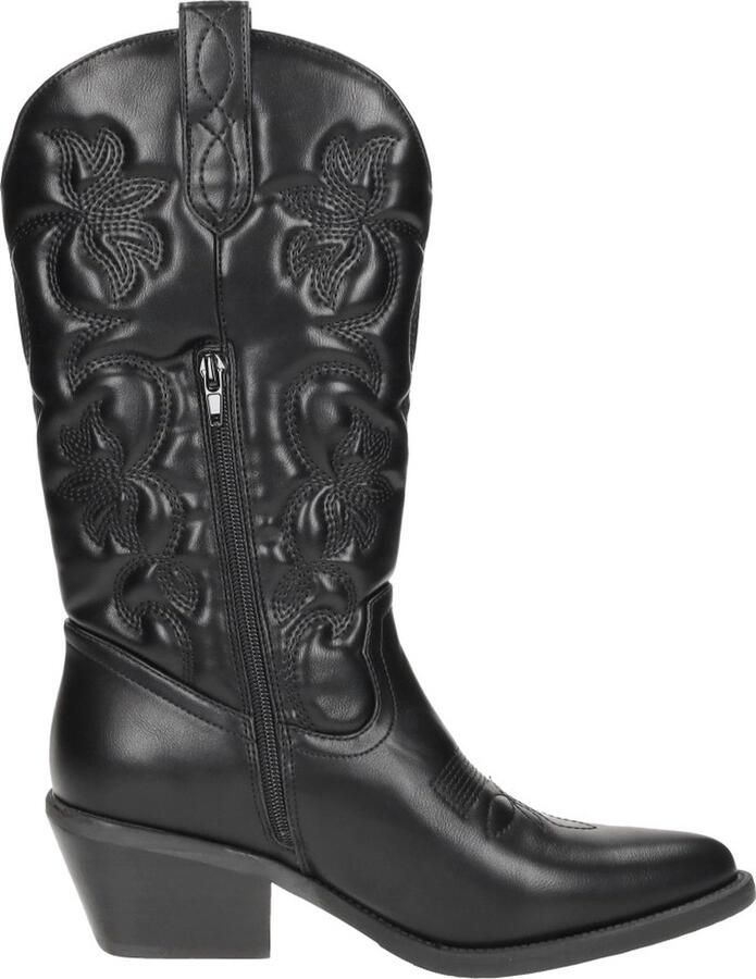 Sub55 Western boots Kuit Laarzen Zwart