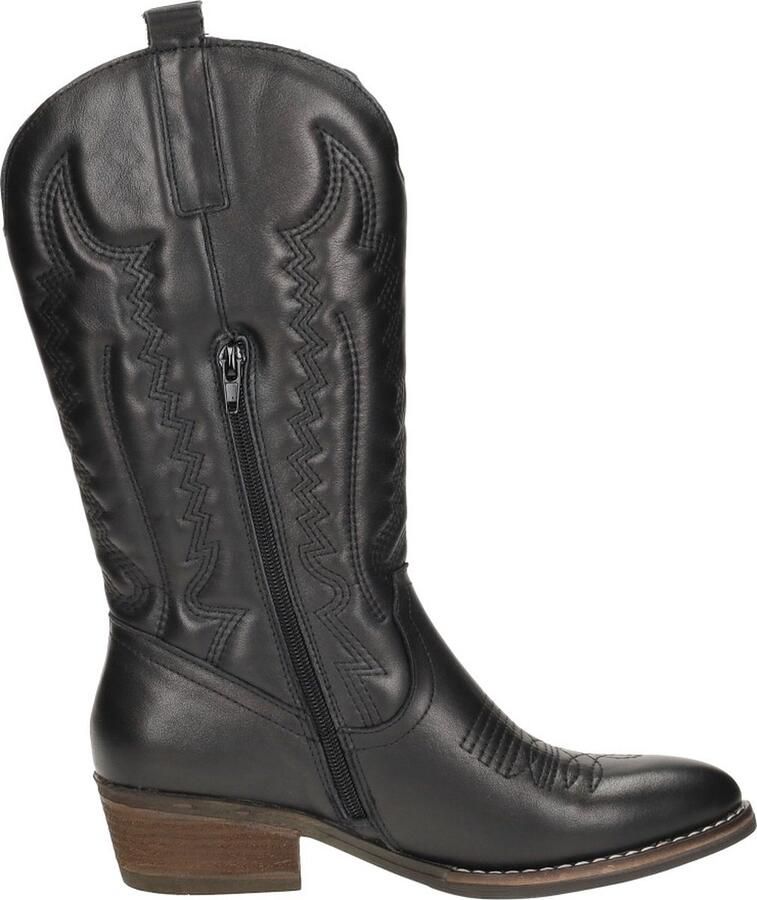 Sub55 Western boots Kuit Laarzen zwart