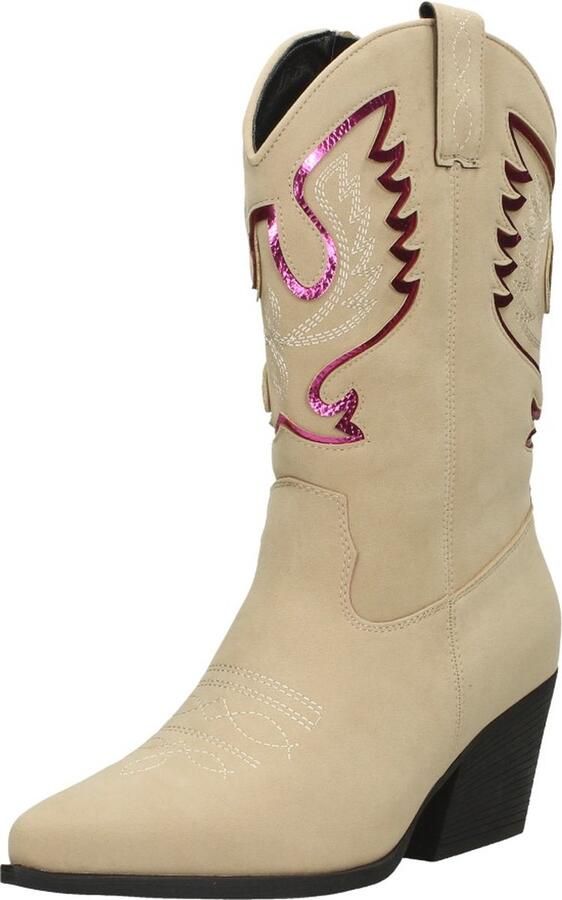 Sub55 Western laarzen Kuit Laarzen beige - Foto 4