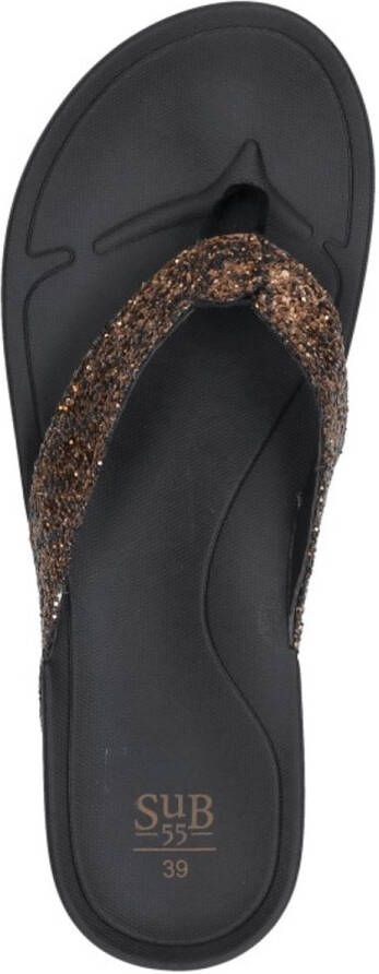 Sub55 Teenslippers Zwart