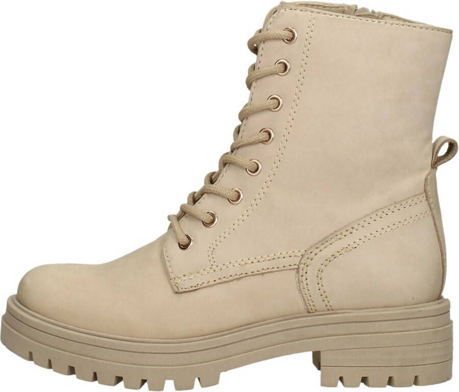 Sub55 Veterschoen hoog Veterschoen hoog beige