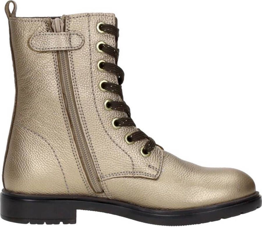 Sub55 Veterschoen hoog Veterschoen hoog Goudkleur
