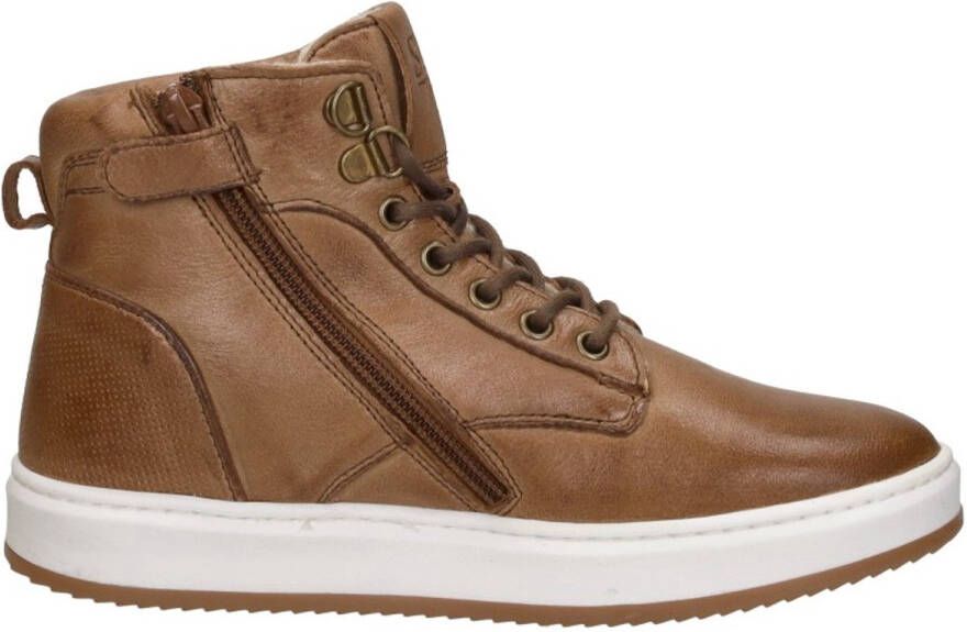 Sub55 Veterschoenen Hoog Veterschoenen Hoog Cognac