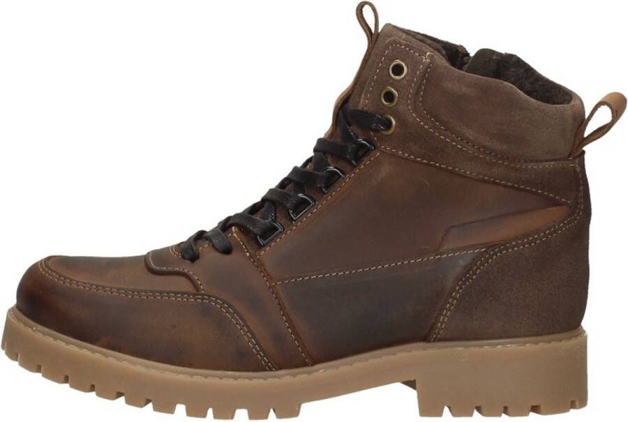 Sub55 Veterschoenen Hoog Veterschoenen Hoog cognac