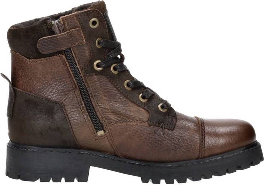 Sub55 Veterschoenen Hoog Veterschoenen Hoog Donkerbruin