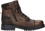 Sub55 Veterschoenen Hoog Veterschoenen Hoog Donkerbruin - Thumbnail 1
