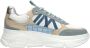 Sub55 Veterschoenen Laag Veterschoenen Laag Licht blauw - Thumbnail 1