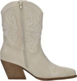 Sub55 Western boots Enkellaarsjes Hak Beige - Beige