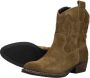 Sub55 Western boots Enkellaarsjes Hak middel bruin - Thumbnail 3