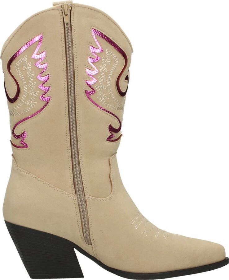 Sub55 Western laarzen Kuit Laarzen beige - Foto 2