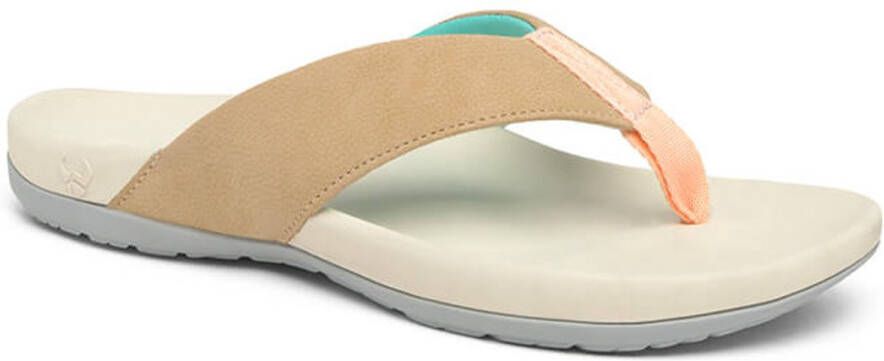 Suecos Havsand slippers dames beige ergonomisch ondersteunend voetboog- en middenvoetsbeensteun voorkomt wrijving en drukpunten schokabsorberend stevige grip lichtgewicht flexibel