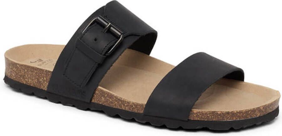 Suecos Elsa slippers dames zwart vermoeide voeten ademend schokabsorberend anatomisch voetbed antislip zool