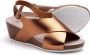 Suecos Ros sandalen dames brons comfortabel schokabsoberend antibacterieel flexibele zool - Thumbnail 1