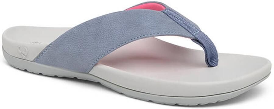 Suecos Havsand slippers dames denim ergonomisch ondersteunend voetboog- en middenvoetsbeensteun voorkomt wrijving en drukpunten schokabsorberend stevige grip lichtgewicht flexibel