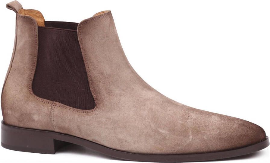 Suitable Chelsea Boot Suede Beige Heren Boots