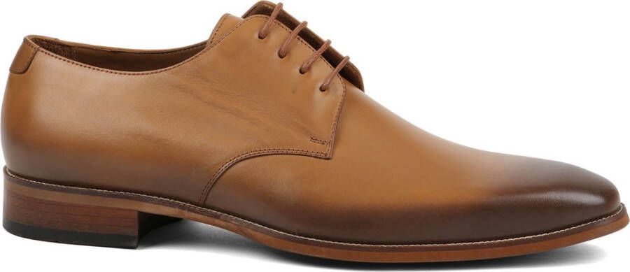 Suitable Herenschoen Leer Cognac Schoen cm Leer Heren Veterschoenen