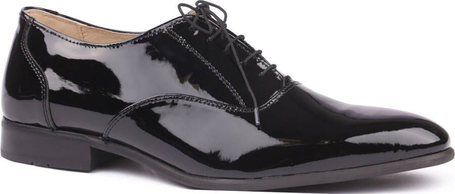 Suitable Lakschoen Leer Zwart Lakschoenen Heren smoking schoenen