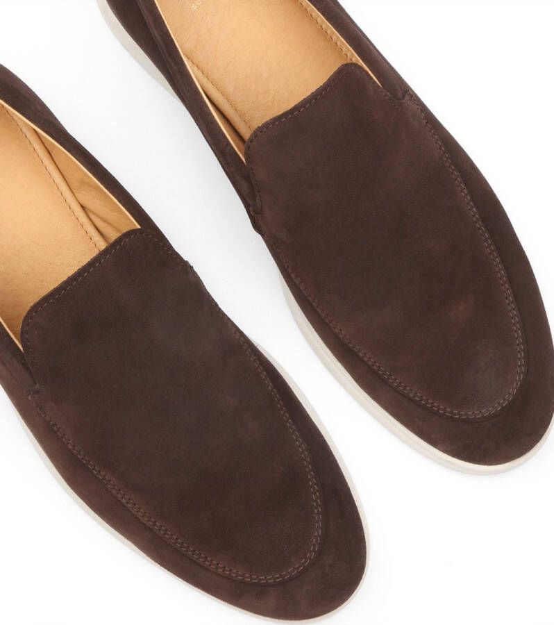 Suitable Loafers Bruin Suede Heren