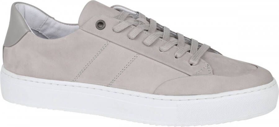 Suitable Nubuck Skave Sneaker Lichtgrijs Schoen cm Suede Leer Heren Veterschoenen