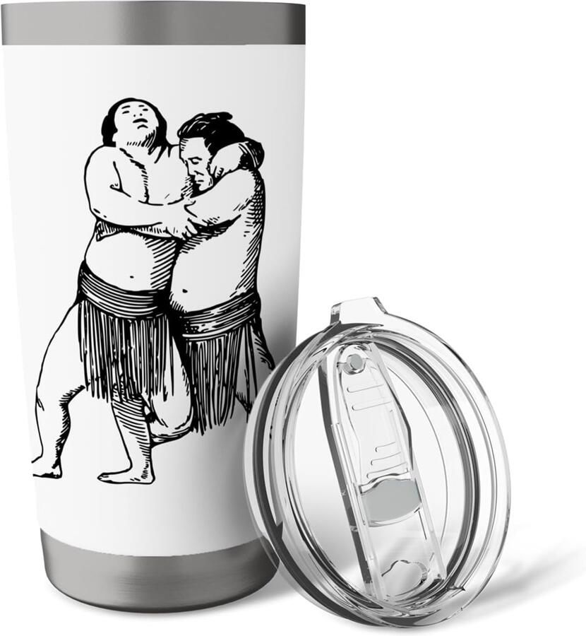 Sumo worstelaar thermobeker