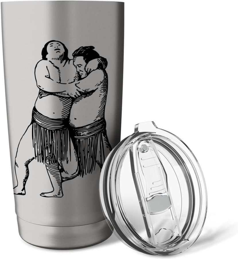 Sumo worstelaar thermobeker
