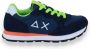 Sun 68 Jongens Sneaker Boy's Tom Fluo Teen Navy Blue BLAUW - Thumbnail 3
