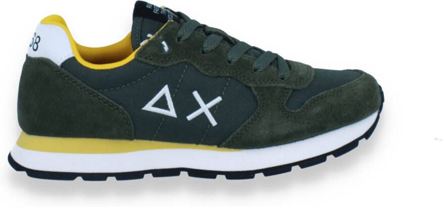 Sun 68 Jongens Sneaker Boy's Tom Solid Teen 74 Militare Scuro Kaki