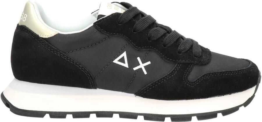 Sun 68 Ally Gold Silver dames sneaker Zwart multi