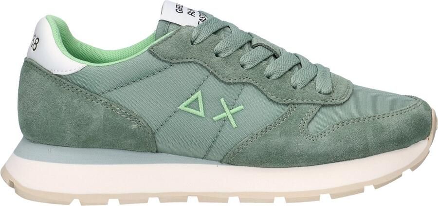 Sun68 Sun 68 Ally Solid Nylon Sneakers Dames Groen - Foto 3