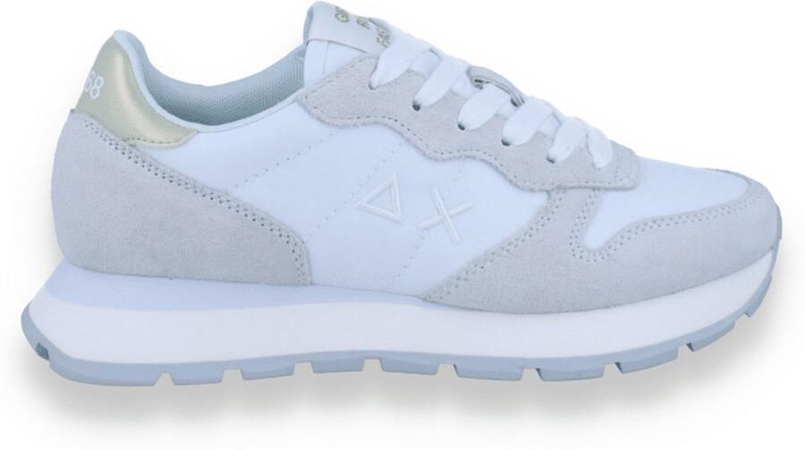 Sun 68 Dames Sneaker Ally Gold Silver 01 Bianco Wit