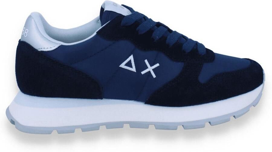 Sun 68 Dames Sneaker Ally Gold Silver 07 Navy Blue Blauw