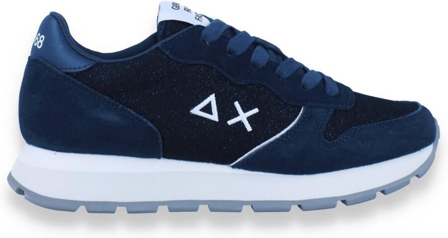 Sun 68 Dames Sneaker Navy Blue Blauw