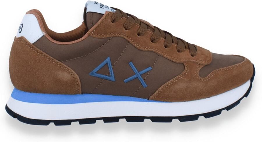 Sun68 Tom Solid Heren Sneakers Schoenen Bruin Z36101